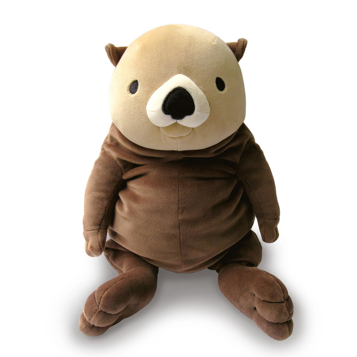 MORISAKA GLOBAL Mochirakko L 22×22×30cm Sea Otter Plushie Aquarium Healing NEW