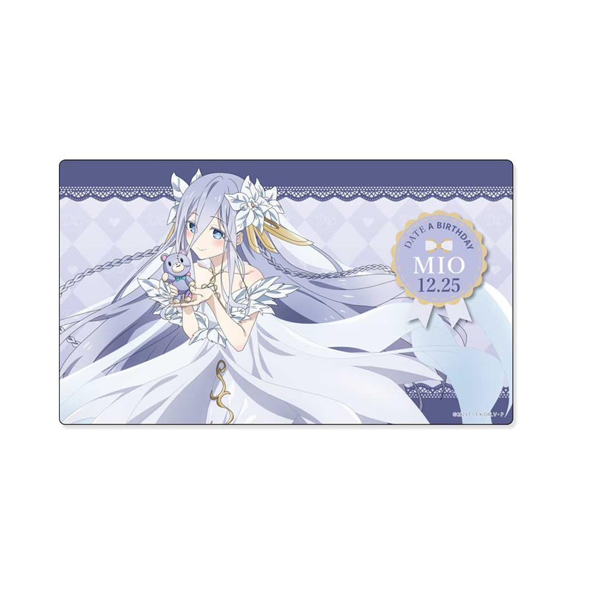 'Date A Live Birthday 2024 Mio Rubber Mat Character Goods NEW'