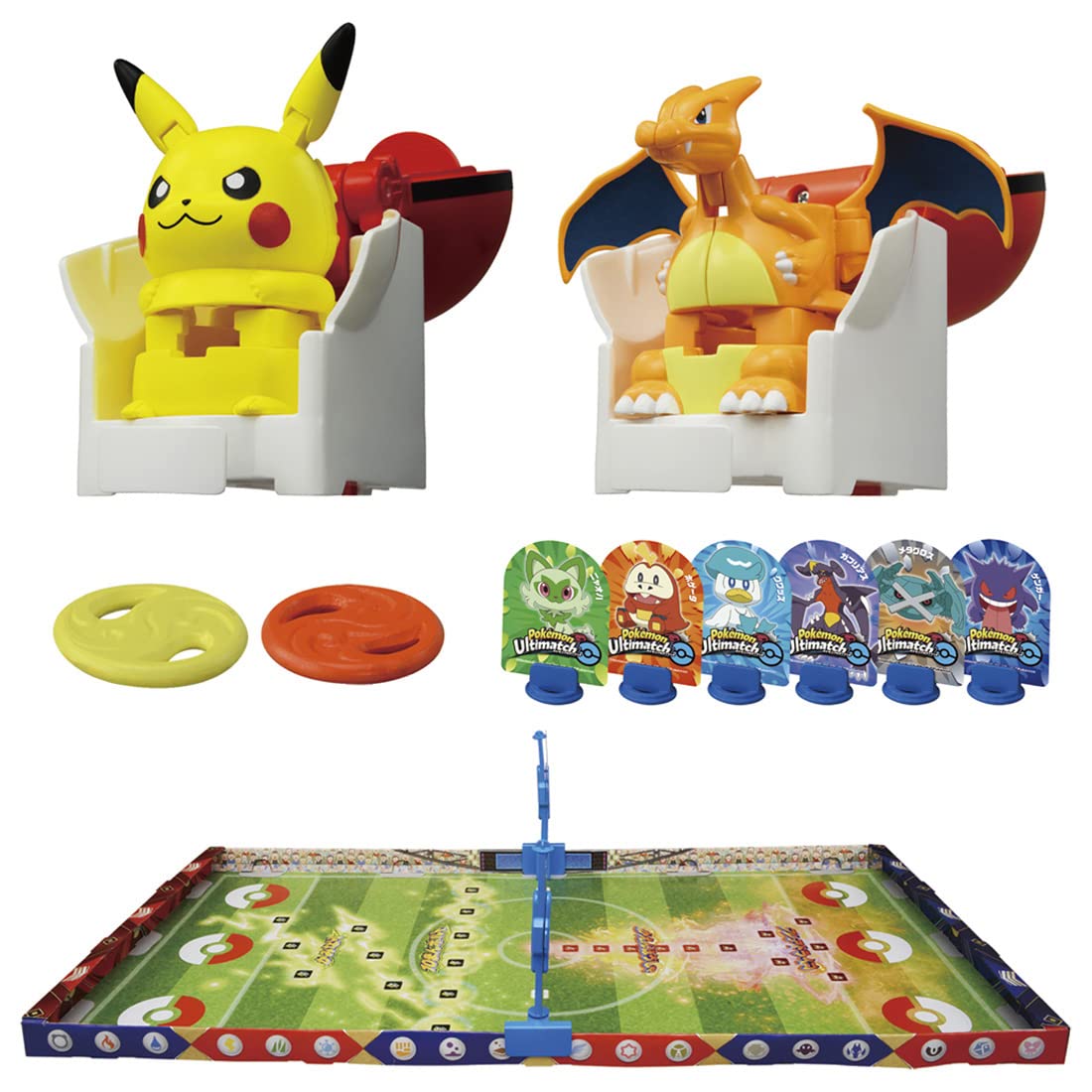 TAKARA TOMY Pokemon Ultimatch 01 Pikachu vs. Charizard Start Set NEW