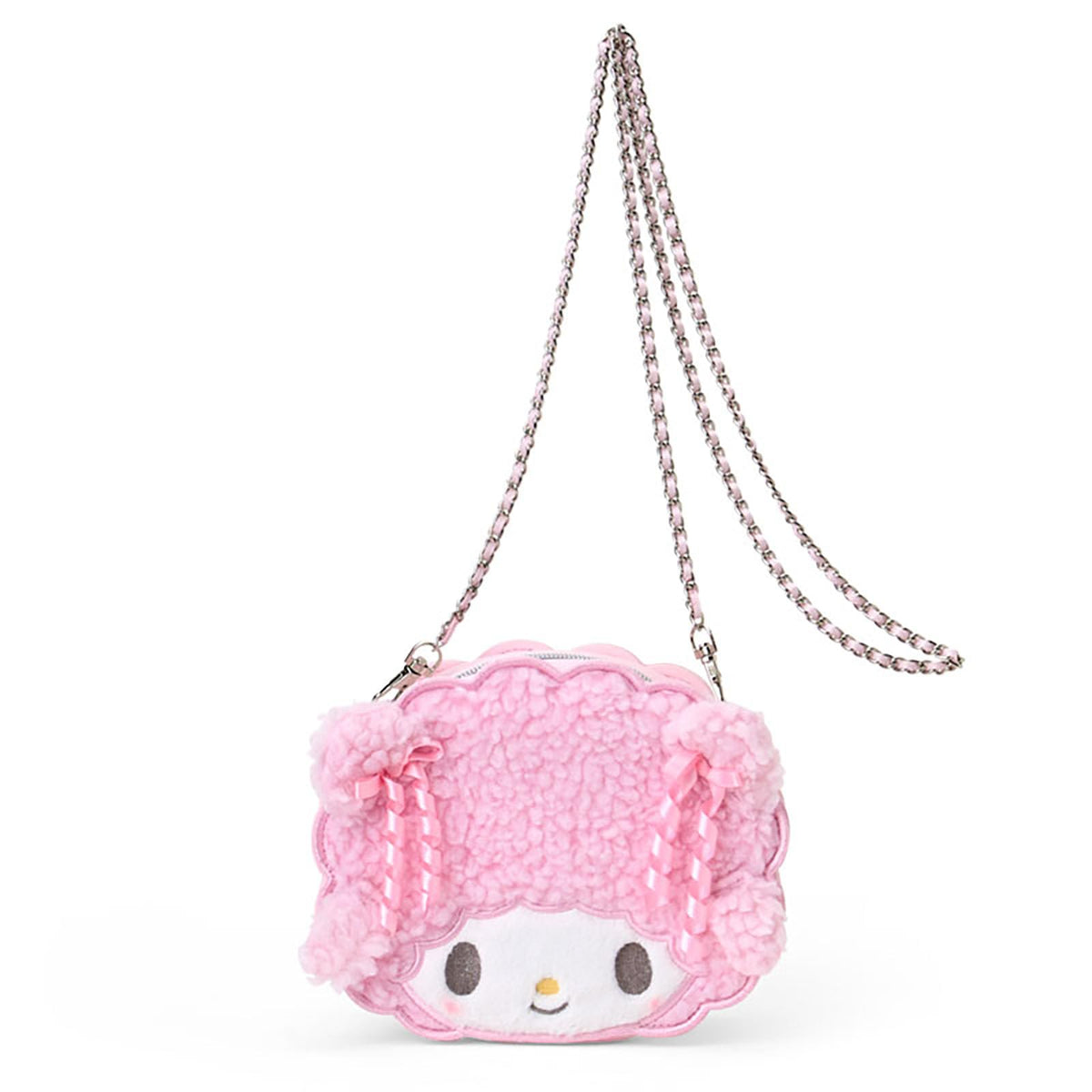 'Sanrio My Sweet Piano Dreamy Face-Shaped Shoulder Bag Polyester Steel NEW'