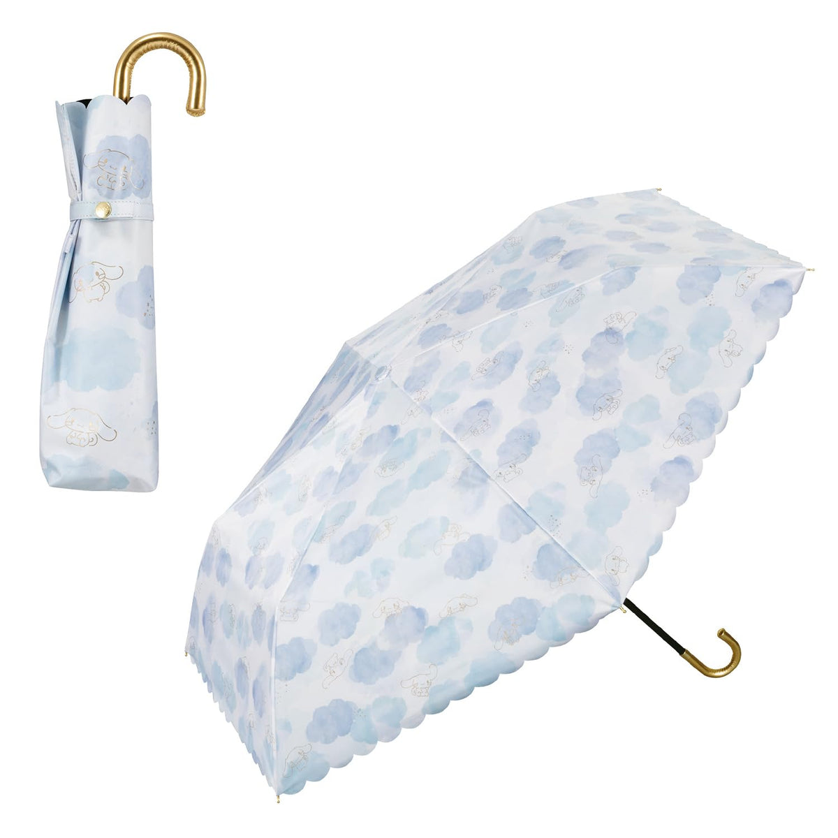 Wpc. Parasol Sanrio Characters × Wpc. Shading Watercolor Motif 801-SA25-102 NEW
