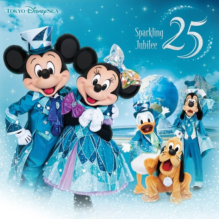 TOKYO DISNEYSEA 25TH SPARKLING JUBILEE MUSIC ALBUM DELUXE 3CD JAPAN NEW
