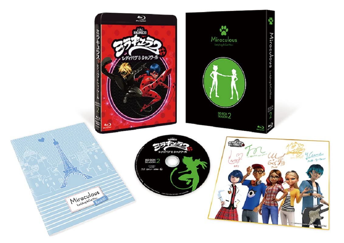 New Miraculous Tales of Ladybug & Cat Noir Blu-ray Box Season 2 Booklet Japan