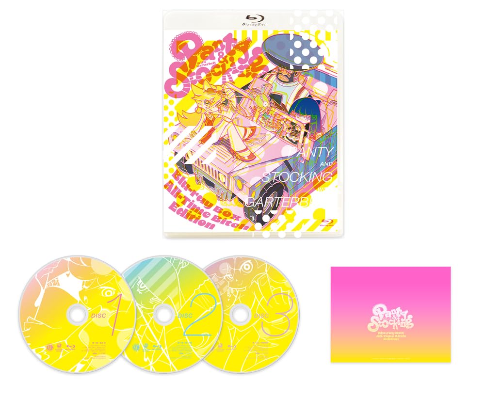Panty & Stocking with Garterbelt Blu-ray BOX All-Time Bitch Edition Eng Sub NEW