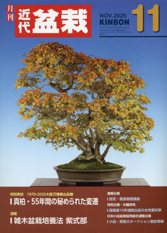 Kindai Bonsai Kinbon Dec 2015 Vol.458 / Japanese Magazine [NEW] from Japan