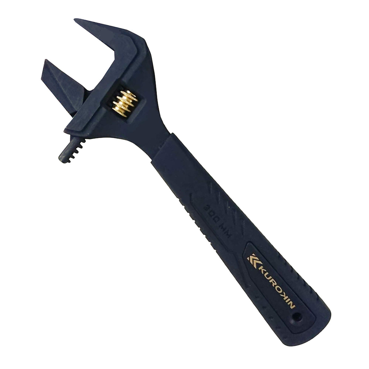 'Fujiya FLP-38-BG Pipe Lever Adjustable Wrench Black Gold with Grip NEW'