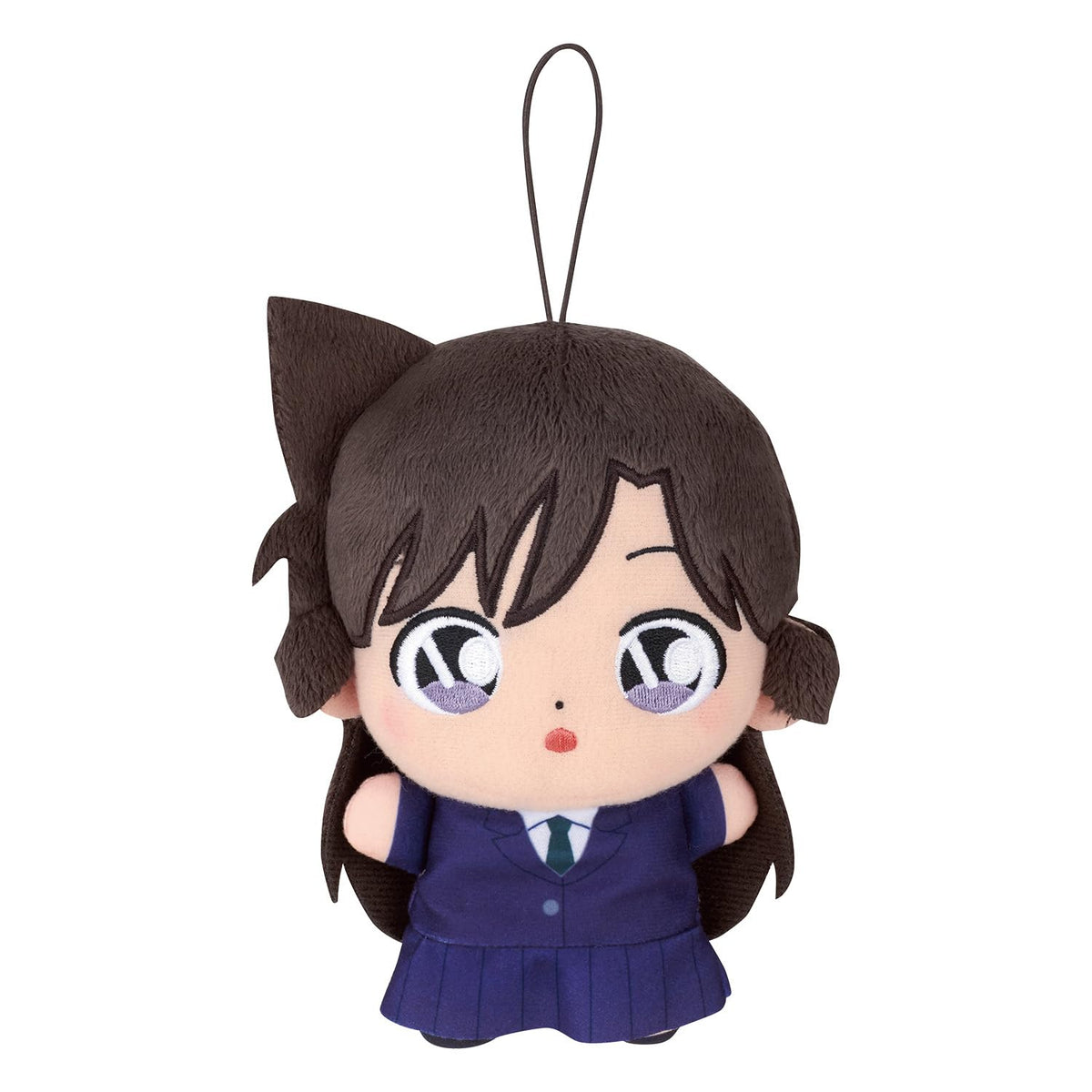 'Bandai SpiNui Detective Conan Talking Ran Mouri Plush Toy LR44 Japan NEW'