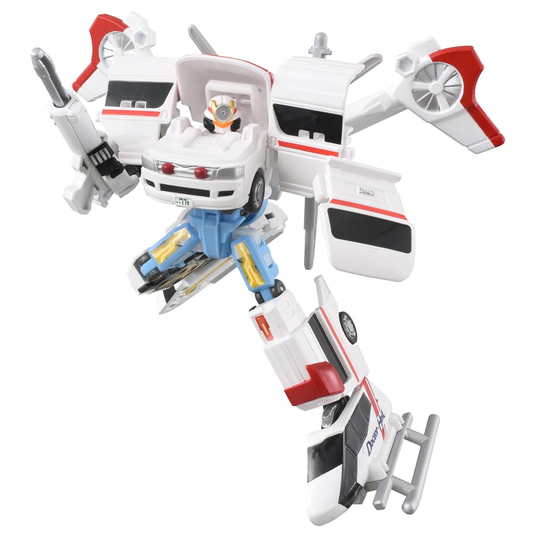 TAKARA TOMY Tomica Jobraver TJBDX Unite MediBraver Ambulance & Doctor Heli NEW