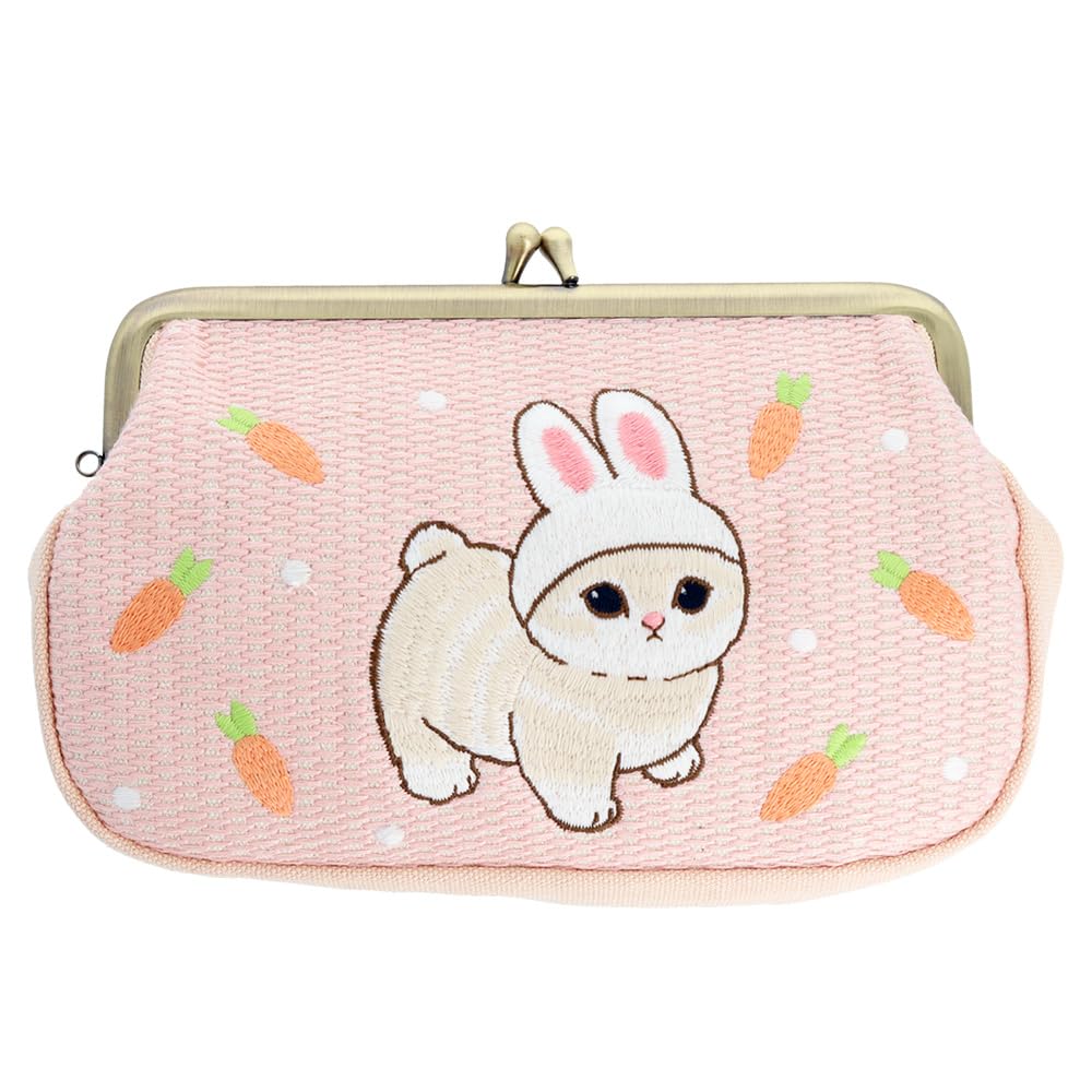 Sunstar Stationery mofusand Pouch Gamaguchi Embroidery Usanyan S2323680 NEW