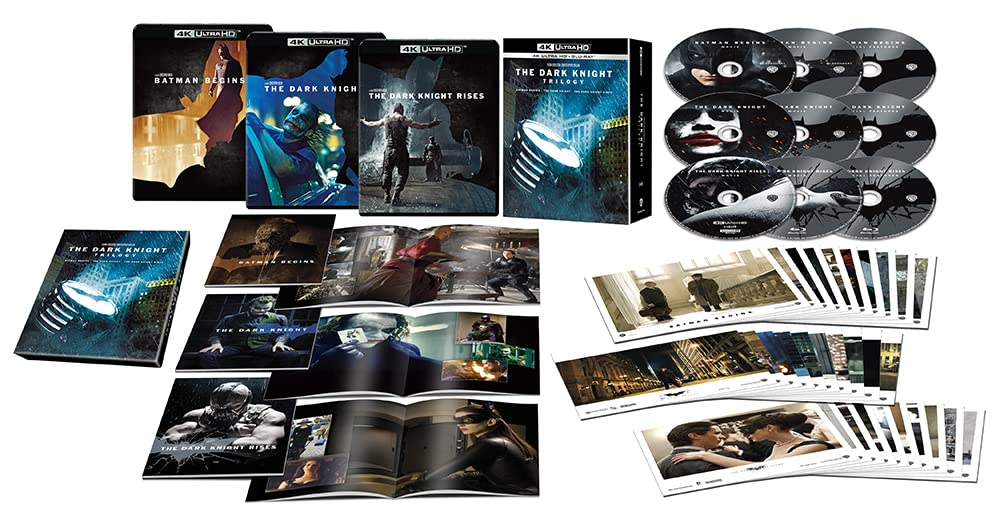 The Dark Knight Trilogy [4K UHD+2D+Bonus] Full Slip Manta Lab NEW