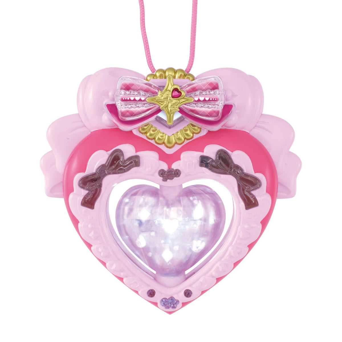 BANDAI You and Idol Precure♪ You and Idol Transformation Idol Heart Brooch NEW