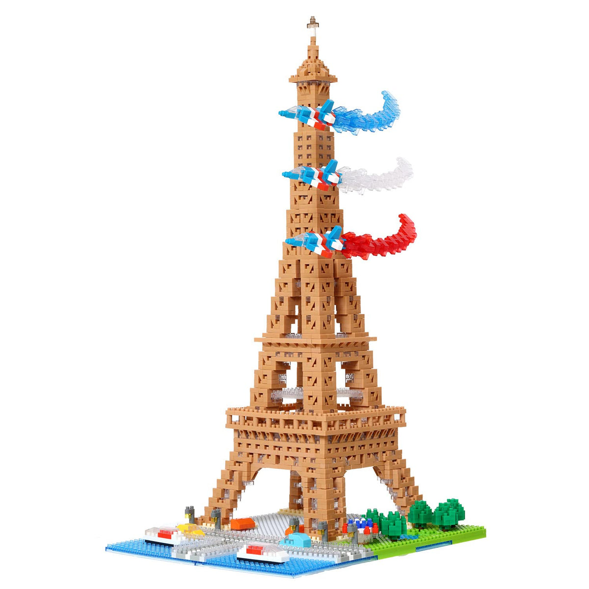 'Kawada Nanoblock Eiffel Tower Deluxe Edition World Famous Series NEW'