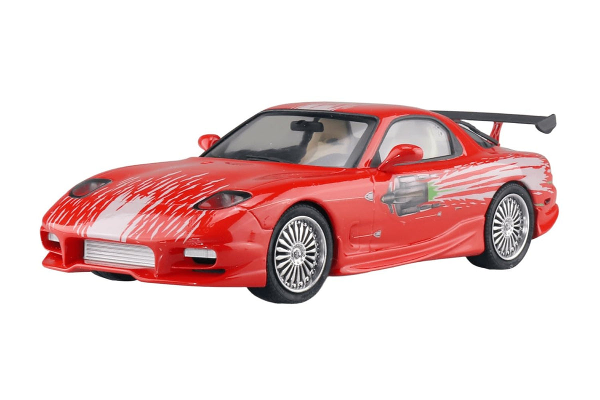 'Aoshima Movie Mecha WS-03 124 Fast & Furious FD3S RX-7 Model Kit NEW'