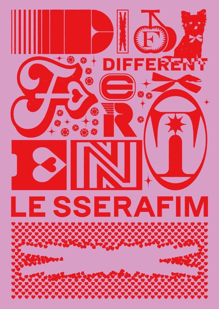 LE SSERAFIM DIFFERENT LIMITED NOSTALGIC YLANG EDITION CD + PHOTOBOOK + CARD NEW