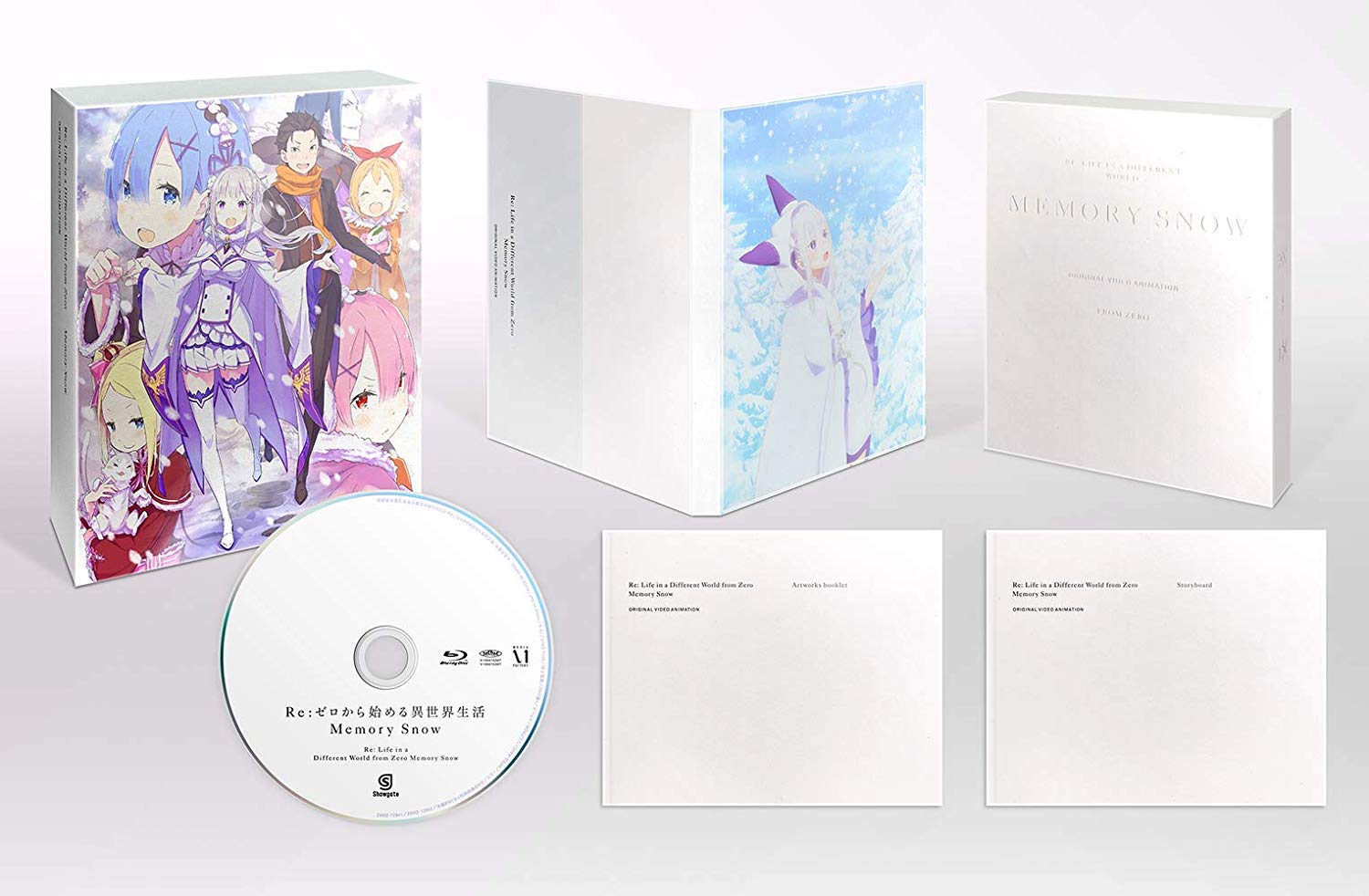 Re:Zero Starting Life in Another World Memory Snow Limited Edition Blu-ray Japan