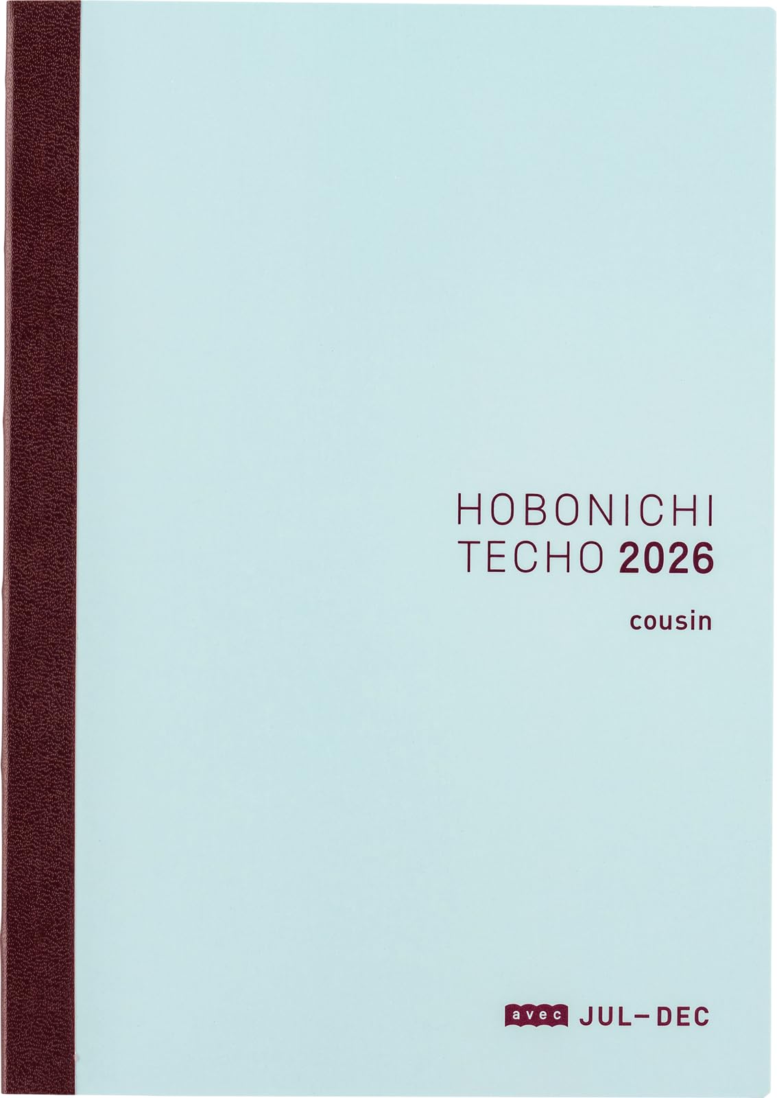 Hobonichi Techo 2026 Cousin Avec [A5 Size / 1 Page Per Day (Second Half Only) /_