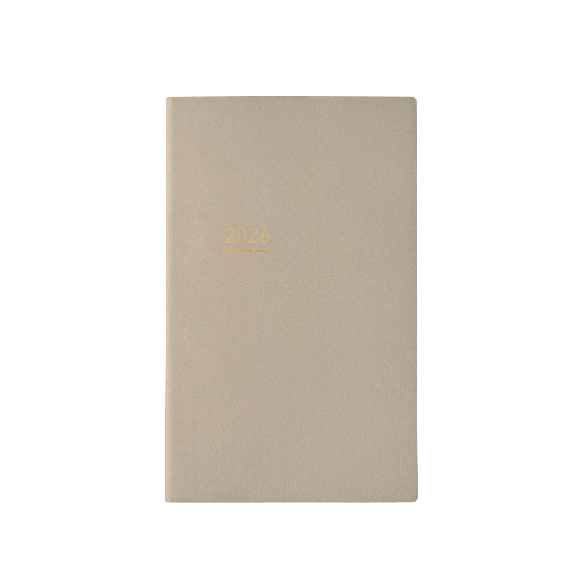 Kokuyo Jibun Techo Lite Mini 2026 Monthly/Weekly Planner B6 Slim Beige Ni-Jl_