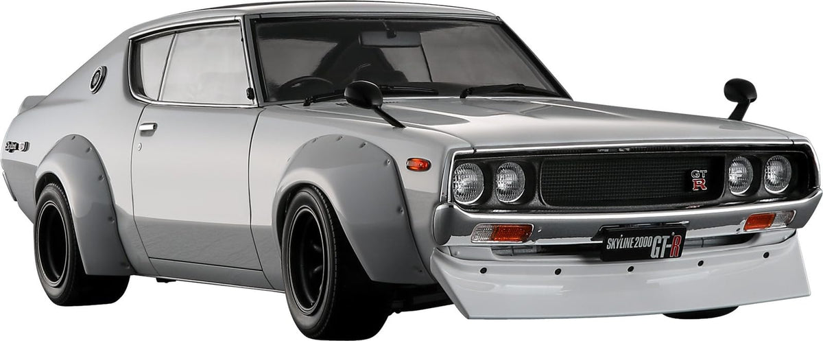 Hasegawa 124 Nissan Skyline 2000GT-R KPGC110 Racing Custom Plastic Model NEW