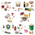 'NEW Re-Ment Petit Sample Taste of Home Miniature Figure Box 8 Pieces'