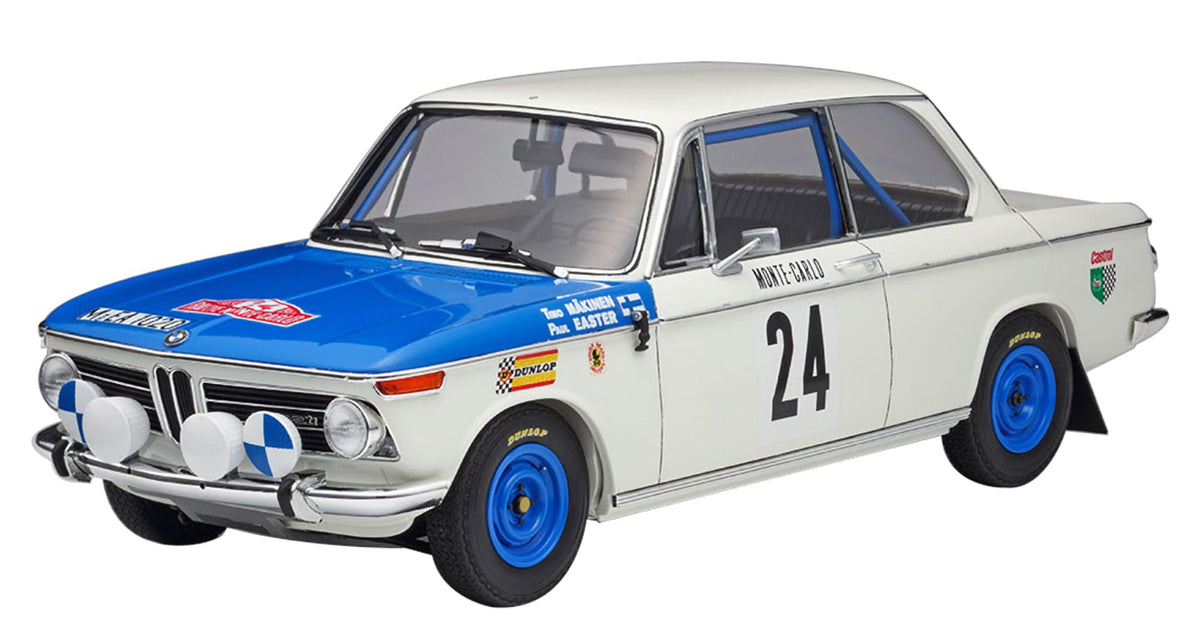 Hasegawa 124 BMW 2002 ti 1969 Monte Carlo Rally Plastic Model 20332 NEW