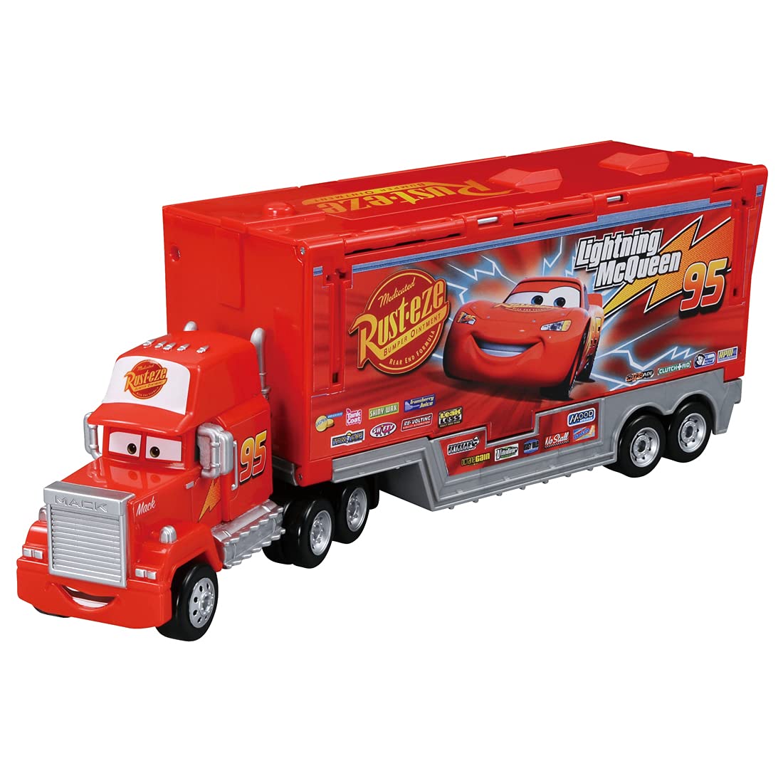 TAKARA TOMY Disney Cars Tomica Lets Play with the Maintenance Trailer Mack NEW