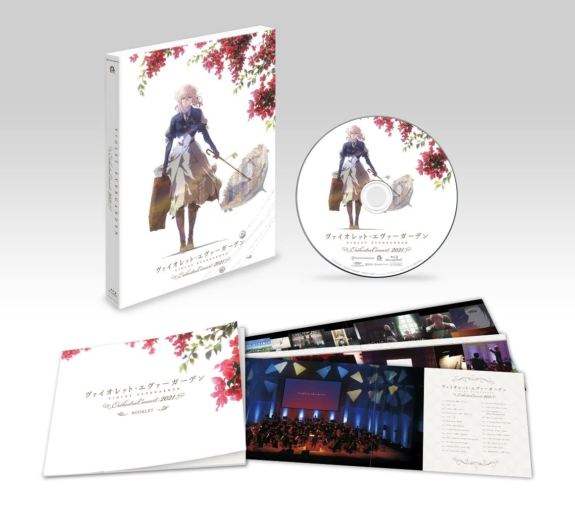 New Violet Evergarden Orchestra Concert 2021 Blu-ray Booklet Japan PCXE-51016