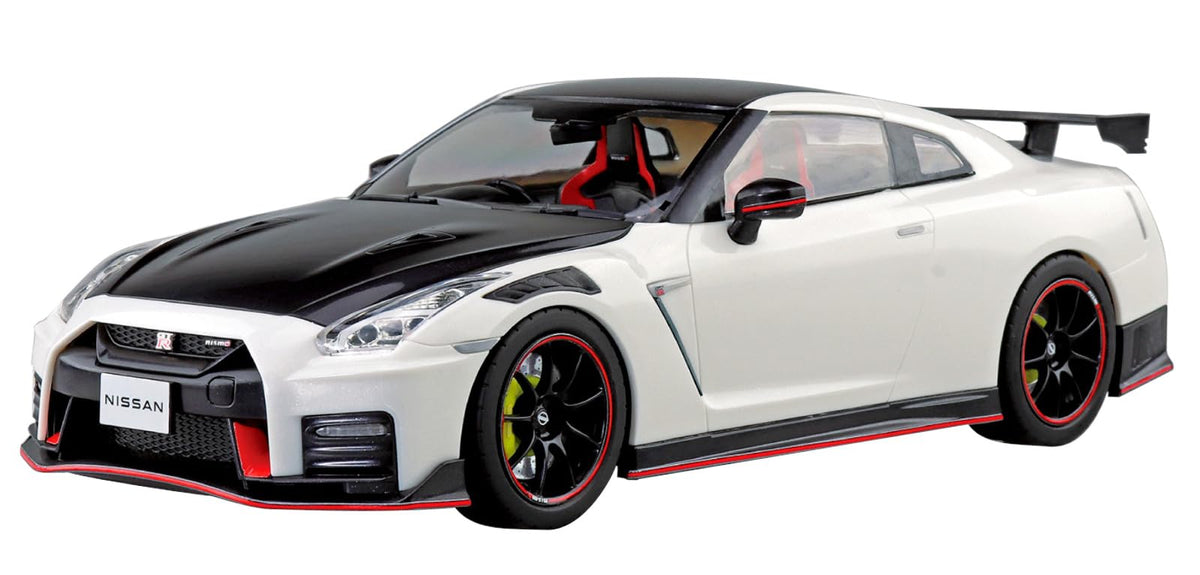 AOSHIMA 124 Easy Assembly Snap-Kit Series No.02-BW R35 NISSAN GT-R NISMO NEW