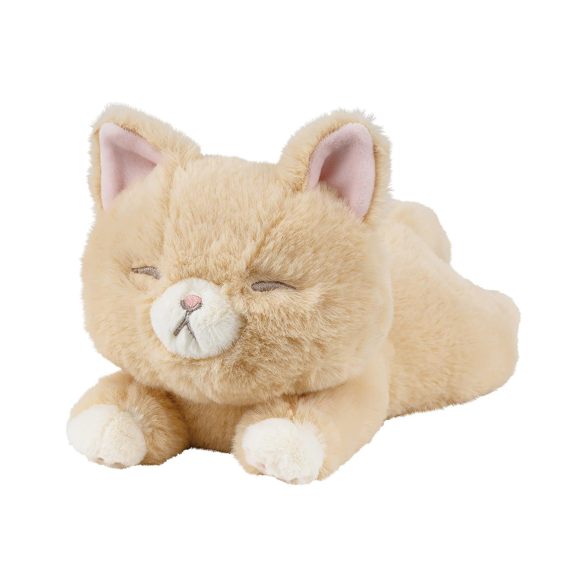Livheart Mini Cushion Kutatto Biyori Brown Cat Total Length approx. 30cm NEW