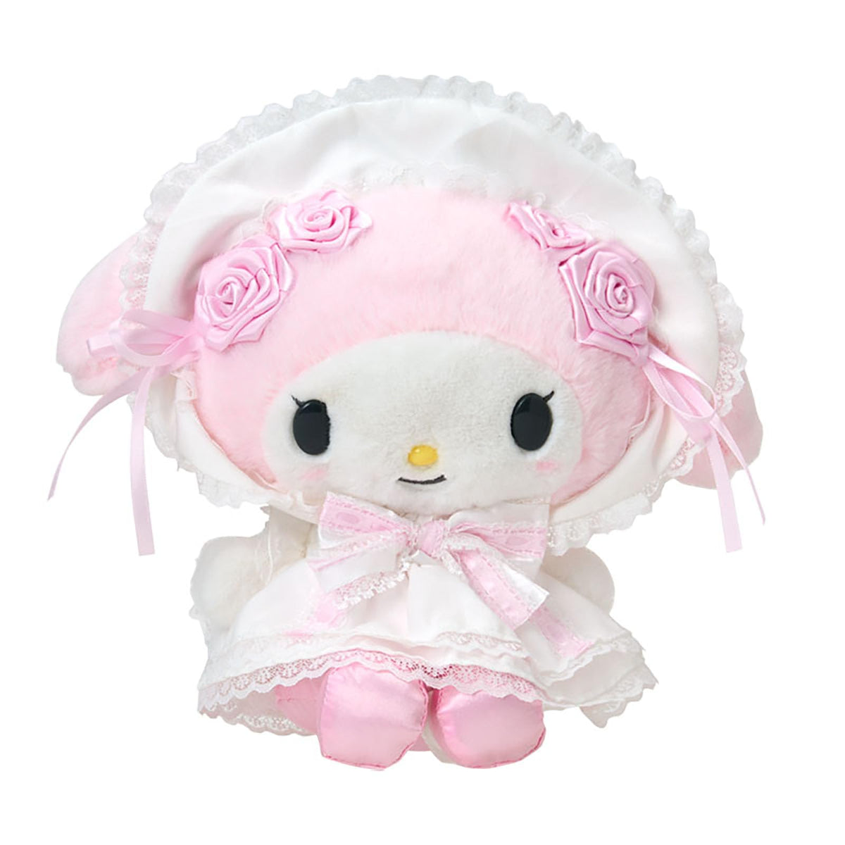 'Sanrio My Melody White Frill Plush Toy 009857 Ages 3+ NEW'