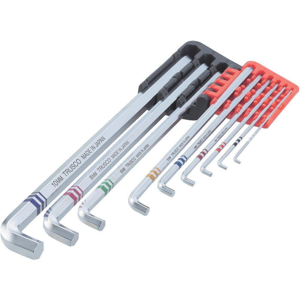 TRUSCO Torsion Hex Key Wrench Silver 9-Piece Set TTX-9S NEW
