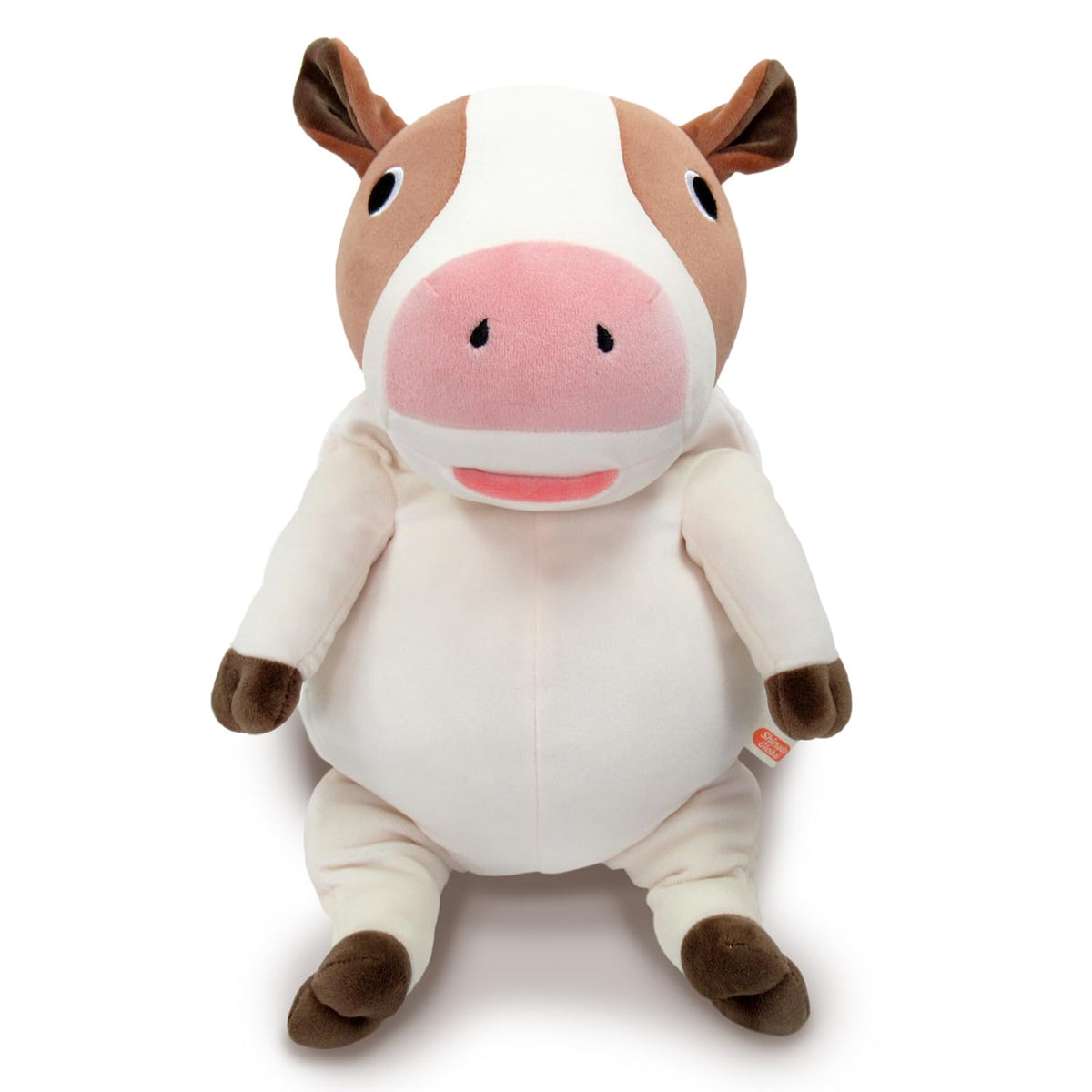Shinada Global Mochi Series Mochi Cow Brown Size L 22×22×30cm Plush Toy NEW