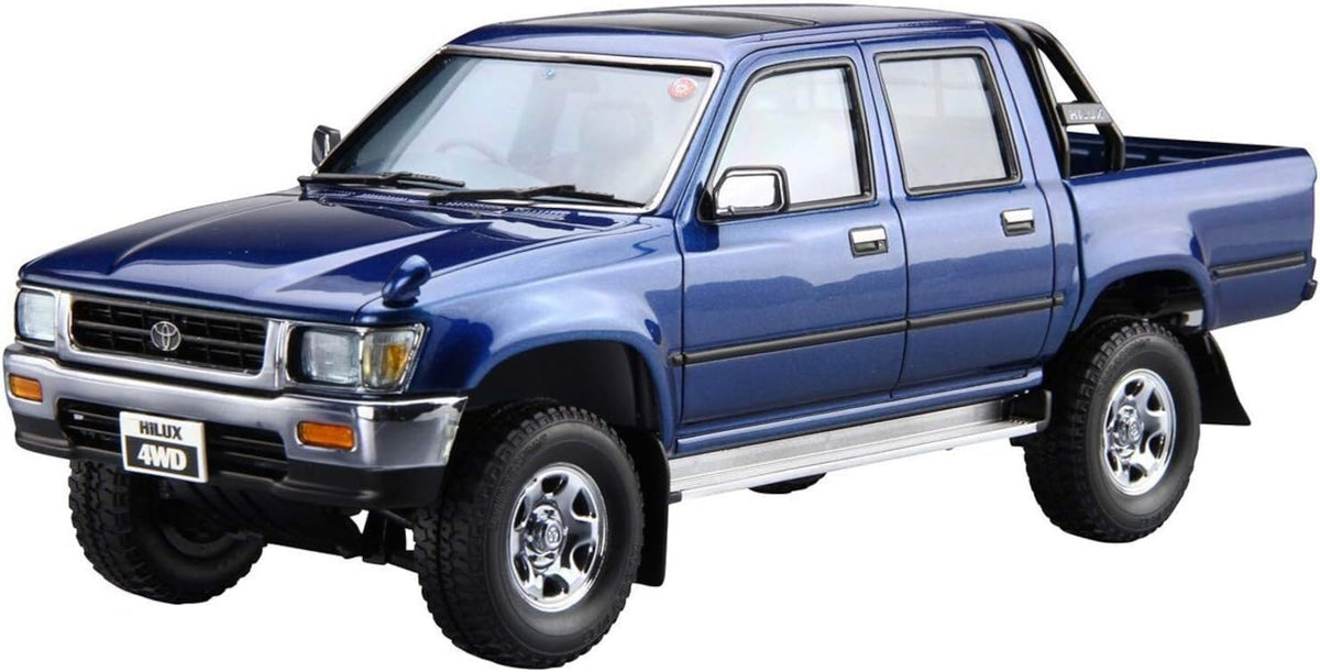 AOSHIMA 124 The Model Car No.20 Toyota LN107 Hilux Pickup Double Cab 4WD NEW