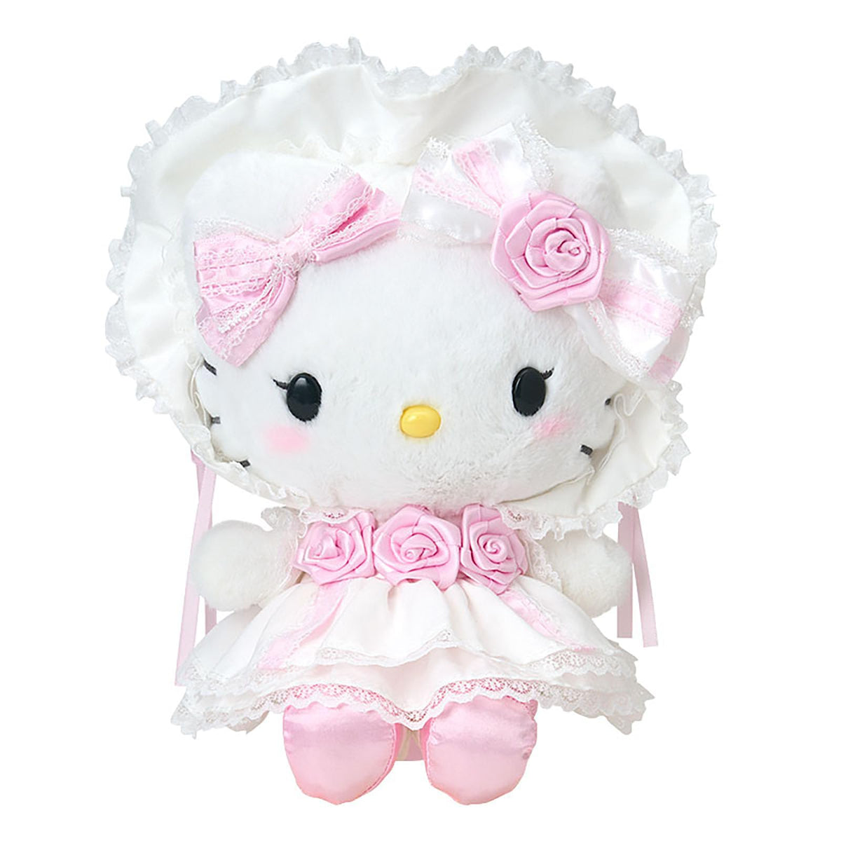 'Sanrio Hello Kitty White Frill Plush Toy 009717 Ages 3+ NEW'