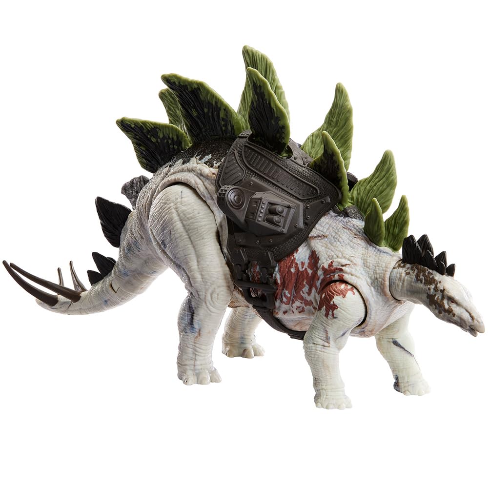 MATTEL JURASSIC WORLD Big Action Stegosaurus Length approx. 35cm Ages 4+ NEW