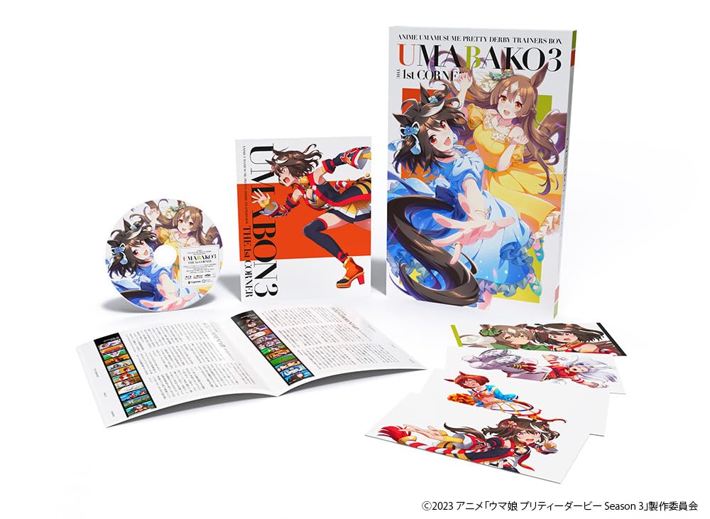 Uma Box 3 1st Corner Uma Musume Pretty Derby Season 3 Trainers BOX Blu-ray NEW