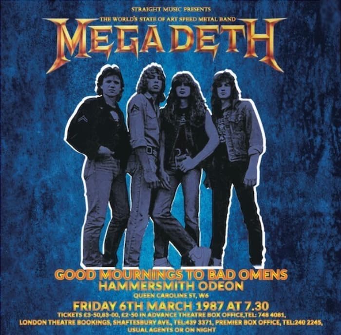 Good Omens Hammersmith Odeon London 1987 Megadeth [CD] NEW