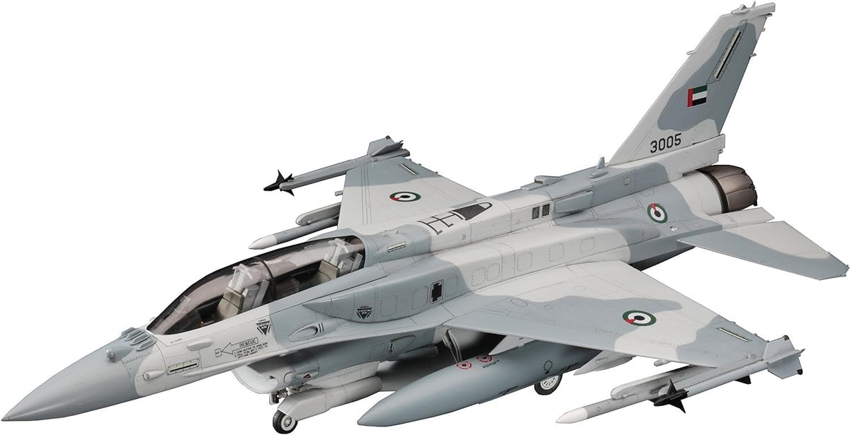 Hasegawa 148 UAE Air Force F-16F Block 60 Fighting Falcon Plastic Model PT44 NEW
