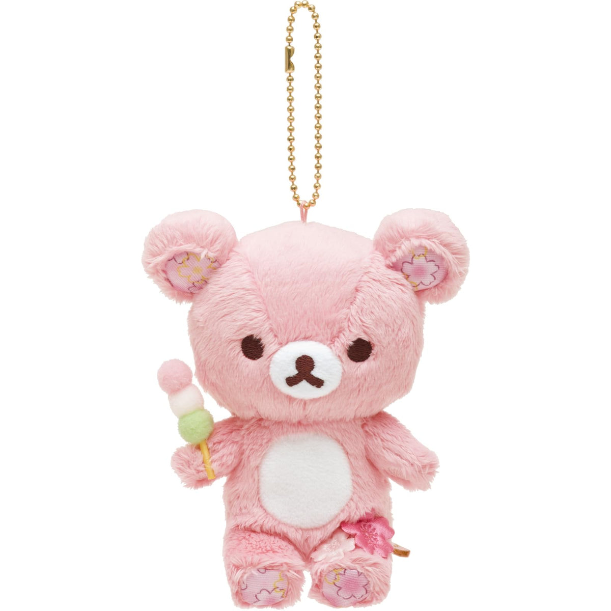San-X Rilakkuma Cherry Blossom Theme Plush Hanging Plush Rilakkuma MV22401 NEW