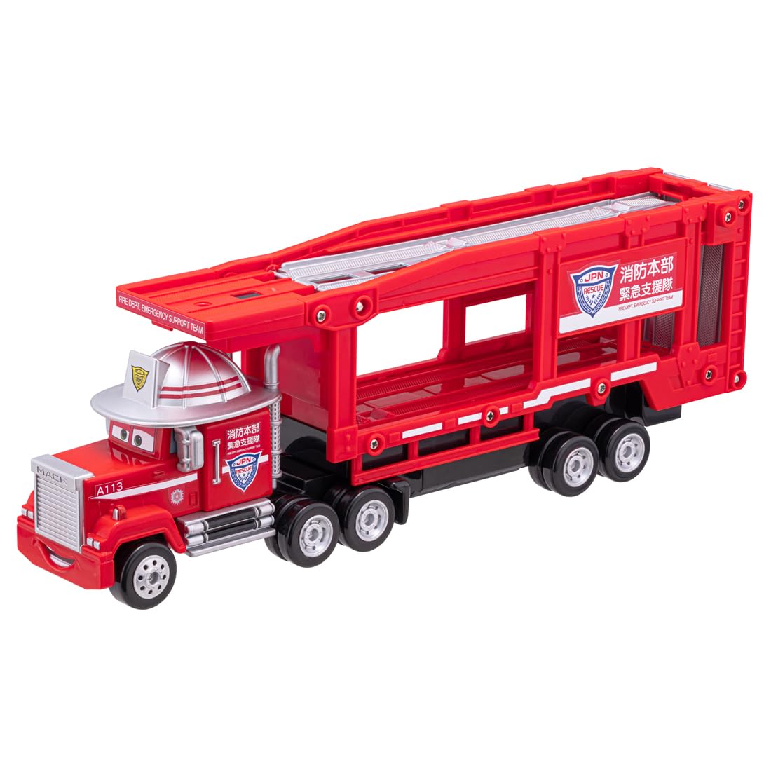 TAKARA TOMY Disney Cars Tomica Rush to the Scene Rescue Carrier Mack NEW