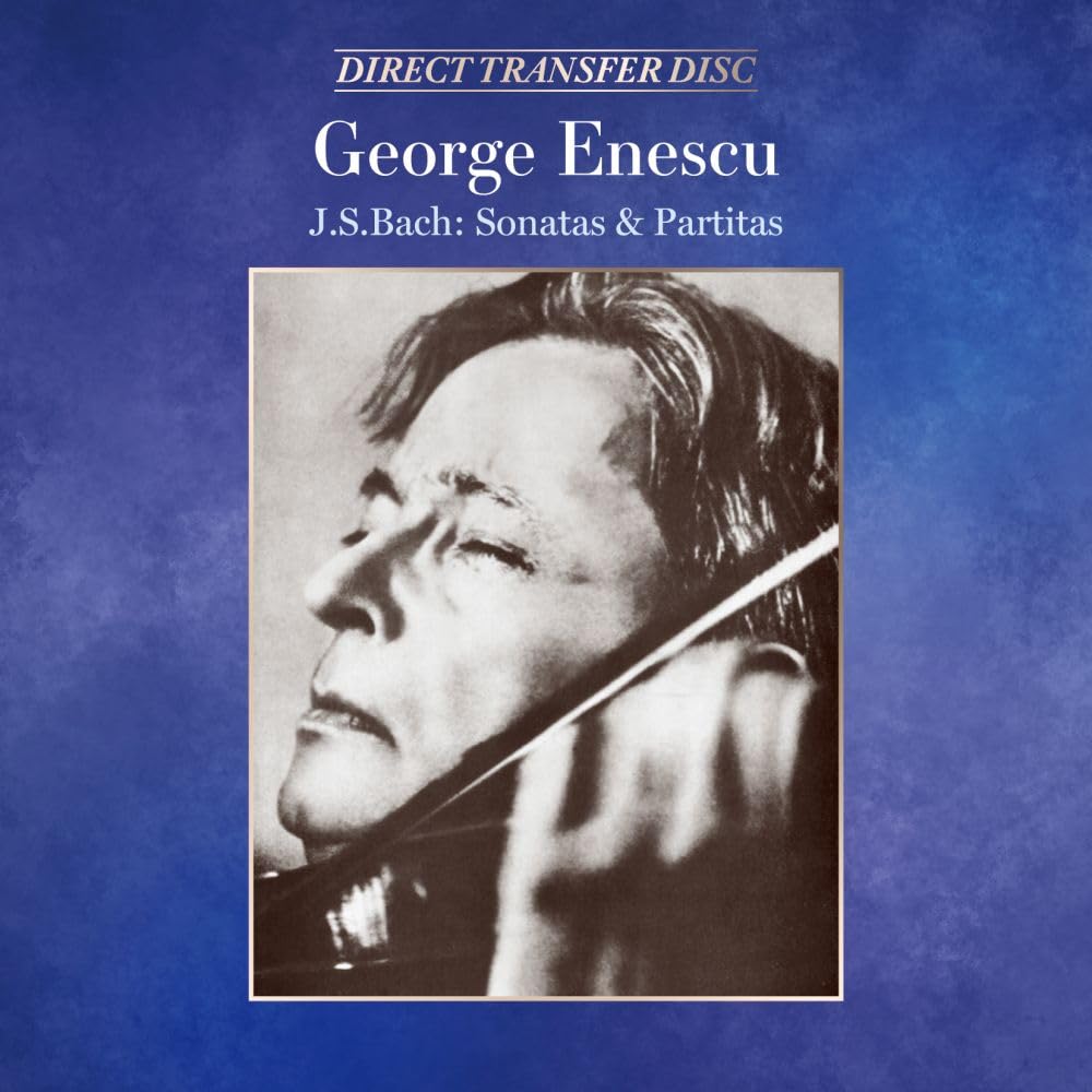 Georges Enescu J.S. Bach Sonatas and Partitas for Solo Violin Complete 2 CD OBI