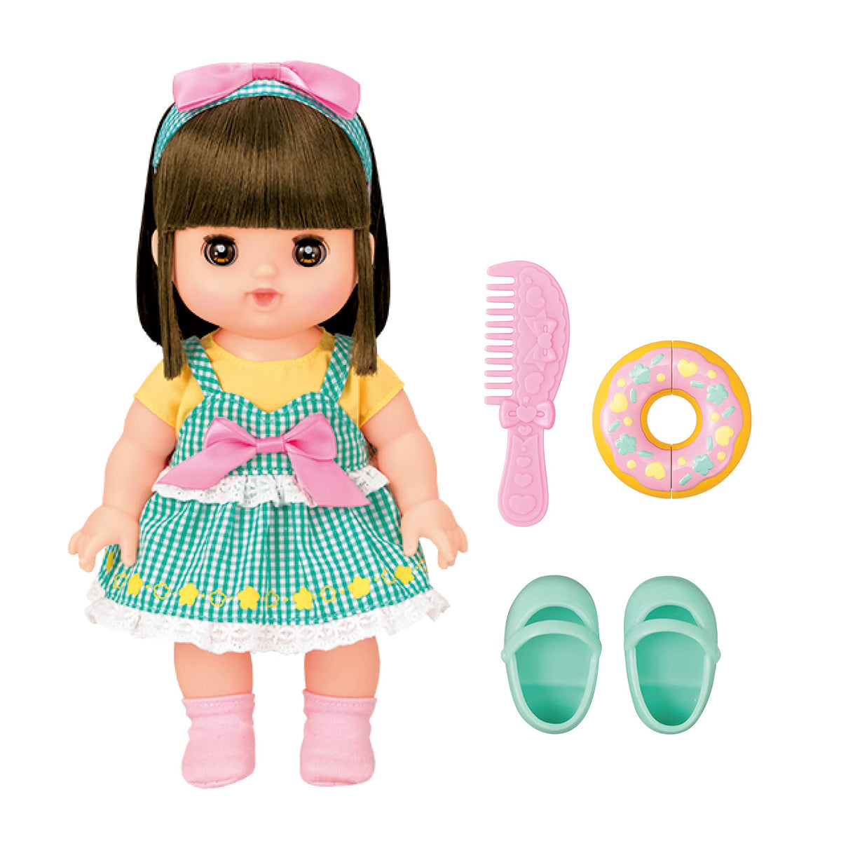 'Pilot Mel-chan Friend Riko-chan Doll Set Donut Accessory Dress Up Ages 3 NEW'