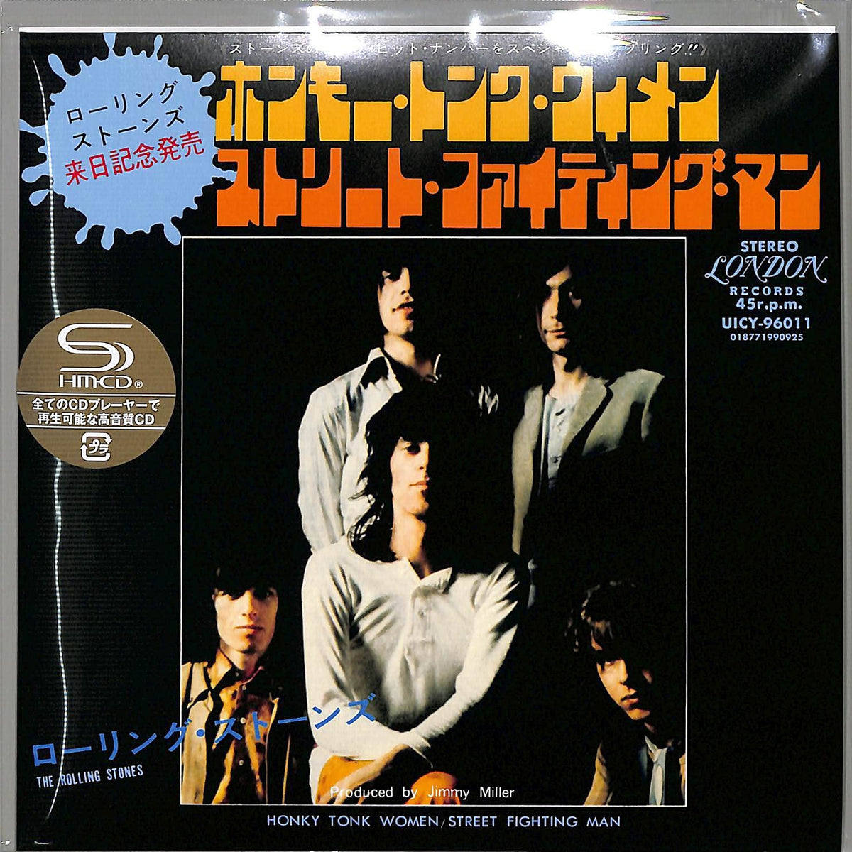 ROLLING STONES Honky Tonk Women 7INCH EP SIZE SLEEVE JP SHM CD NEW