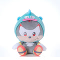 SEGA FAVE SONIC & FRIENDS Sanrio characters Plush M Shadow x Hangyodon NEW