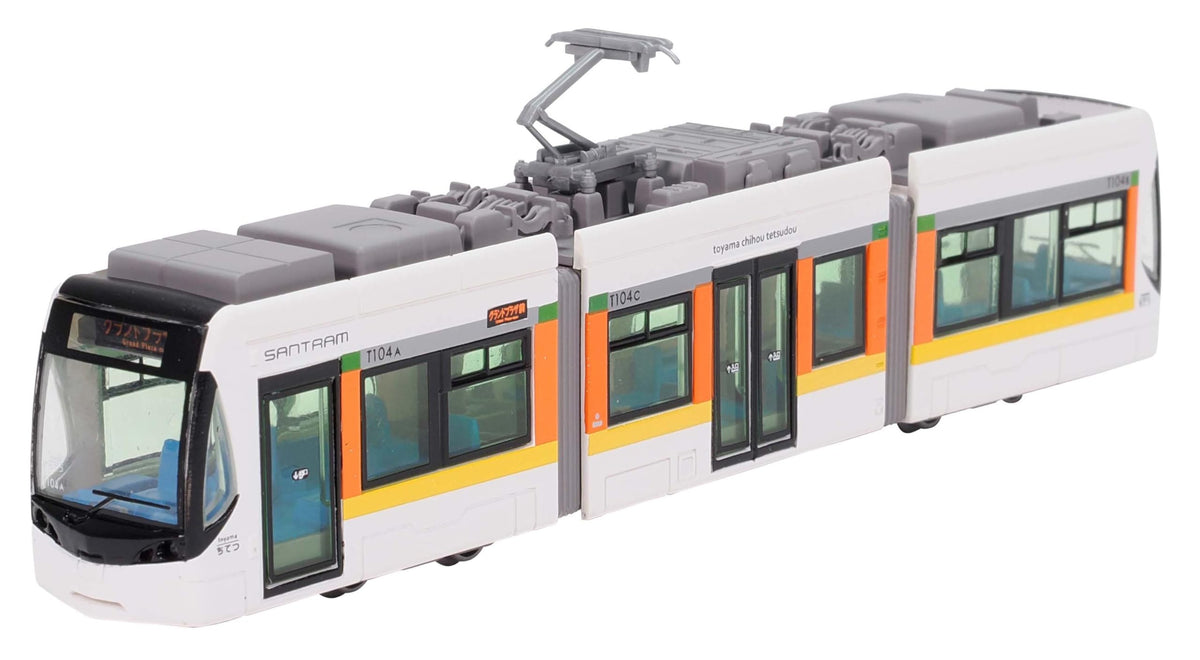 'TOMYTEC Railway Collection Toyama Chiho Railway T100 Tram Model Japan NEW'