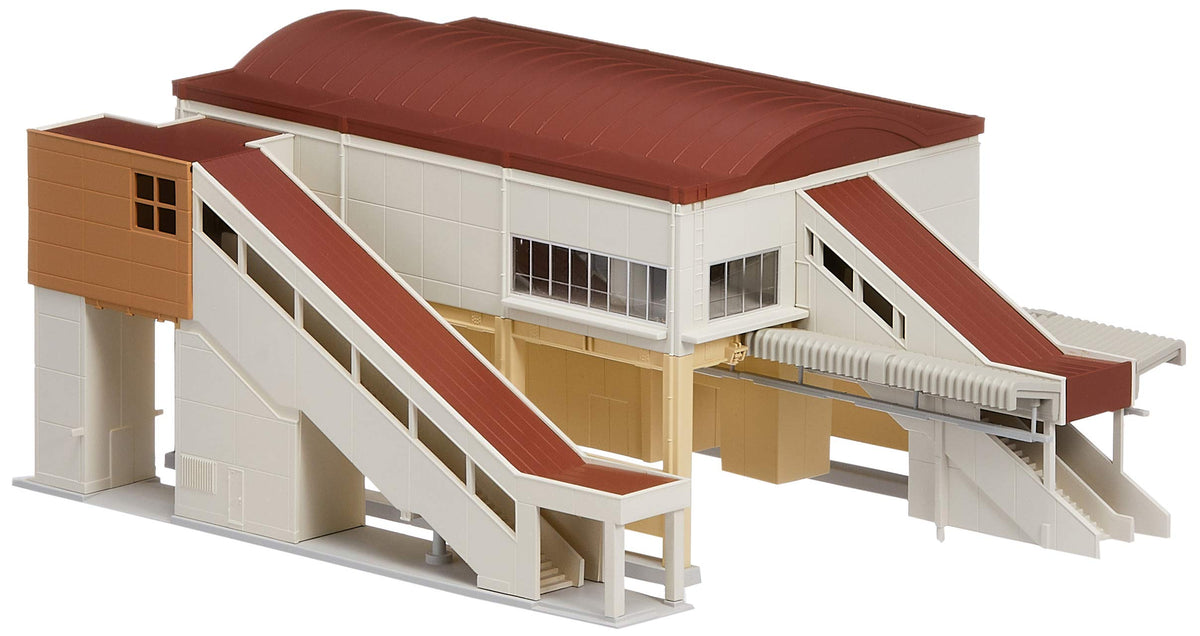 'KATO 23-122 N Scale Suburban Elevated Station Building Model Railroad NEW'