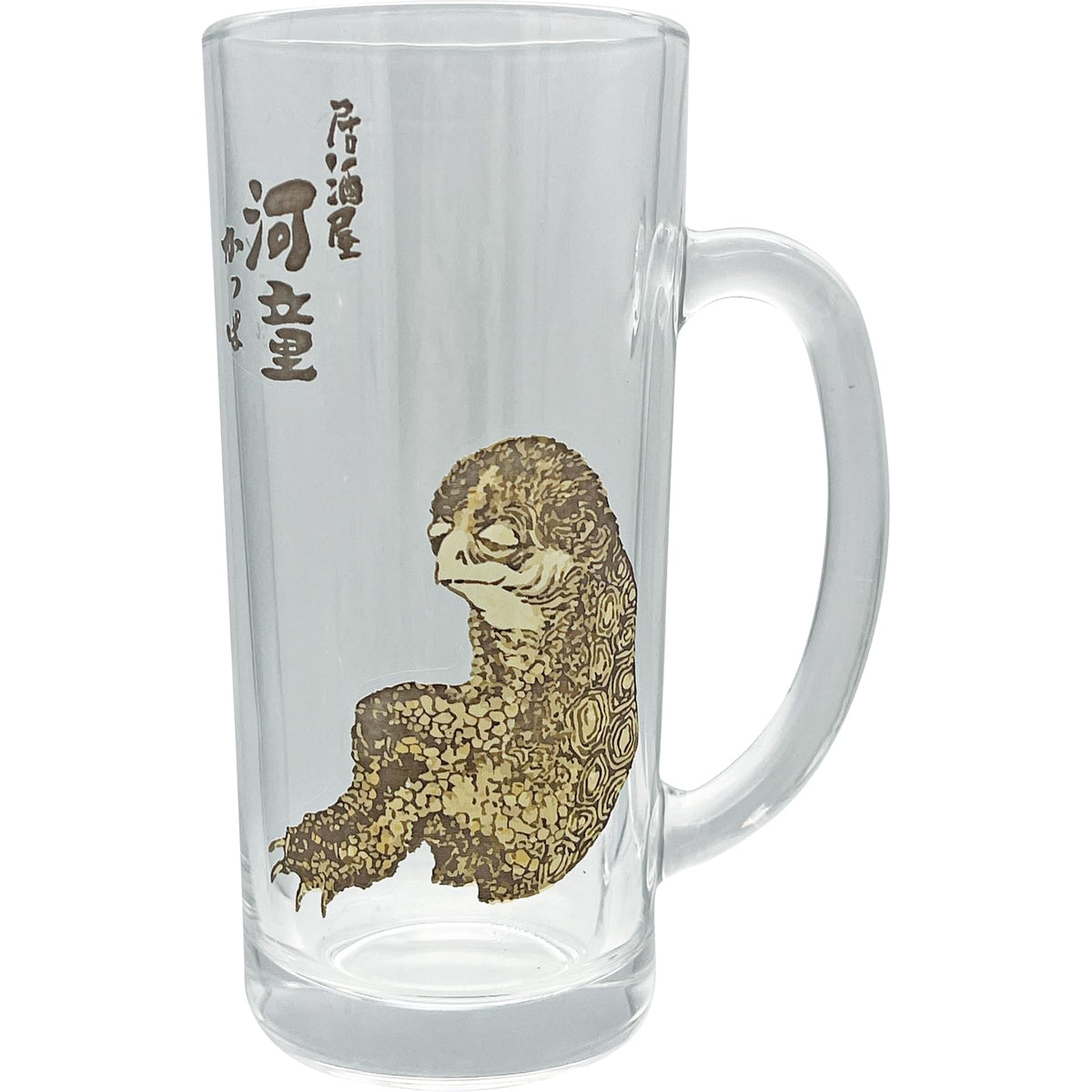'Sun Art Hokusai Animals Kappa Beer Mug Glass 330ml SAN4901 Made in Japan NEW'