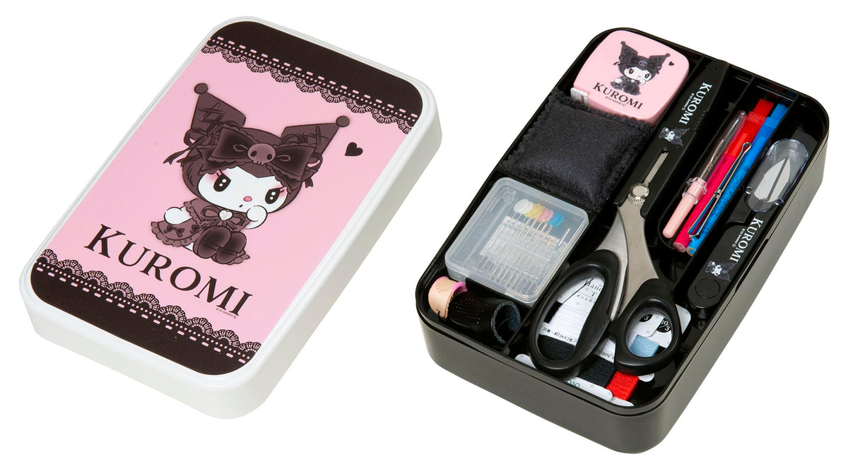 'Misasa Sanrio Kuromi Sewing Kit Thin Type No. 1841 NEW'