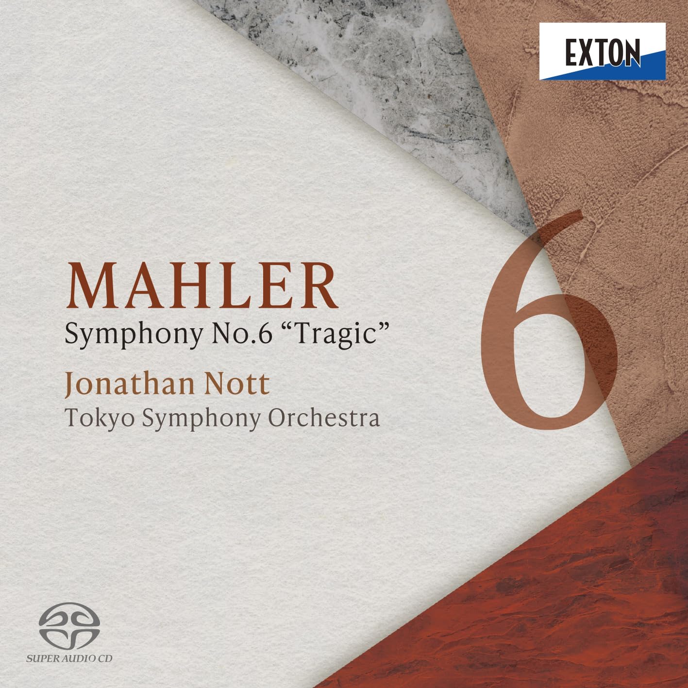 Jonathan Nott Mahler Symphony No. 6 Tragic 2 SACD Hybrid JAPAN NEW