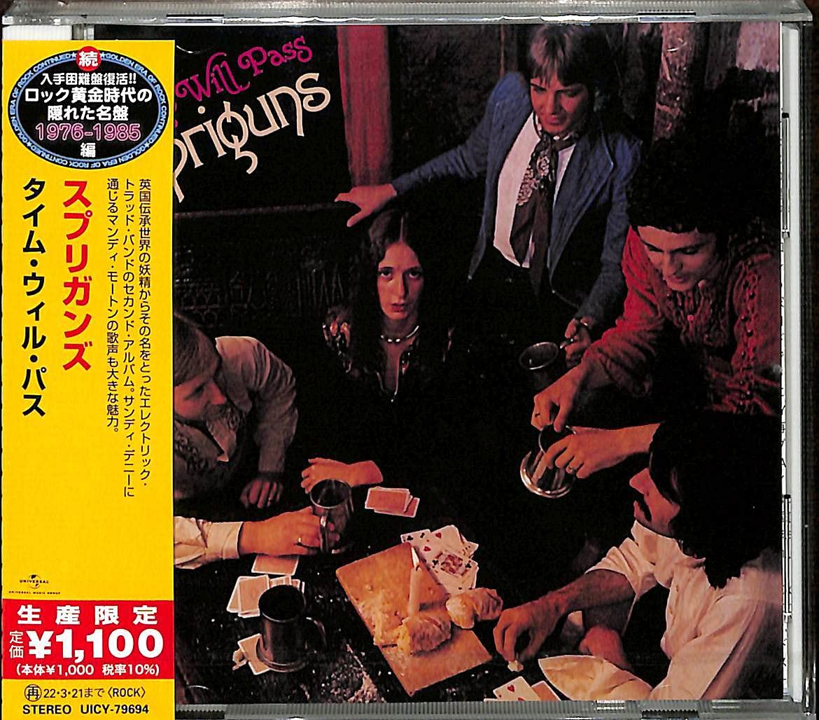 SPRIGUNS Time Will Pass JAPAN CD NEW