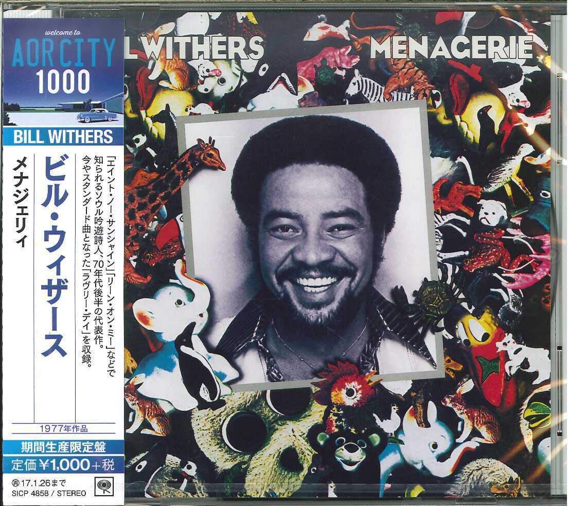 Bill Withers AOR SEALED BRAND NEW CD Menagerie 3 Bonus Tracks Japan OBI